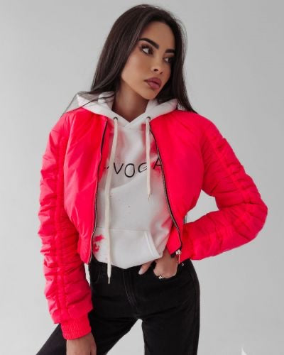 OLAVOGA EMILY women's jacket neon pink