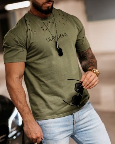 Herren T-Shirt OLAVOGA NOEL Khaki