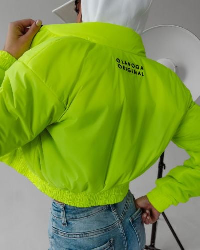 OLAVOGA EMILY Damenjacke Neon Lime