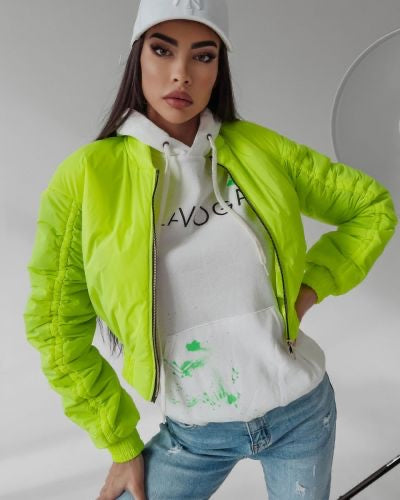 OLAVOGA EMILY Damenjacke Neon Lime