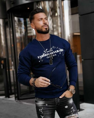 Sweatshirt OLAVOGA EMIL 2023 , Marineblau