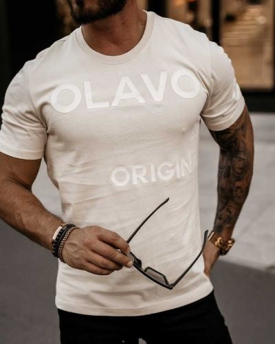 Herren T-Shirt OLAVOGA BUR 2023 beige