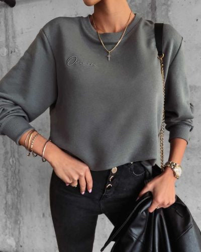 OLAVOGA BETSY 2023 women's sweatshirt dark gray